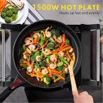 Techwood 1500W Portable Electric Single Burner