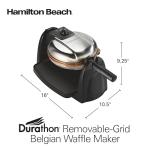 Hamilton Beach Easy Flip Belgian Waffle Maker