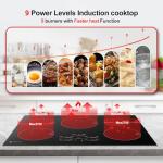 AMZCHEF 30 Inch Induction Cooktop with Boost Burners