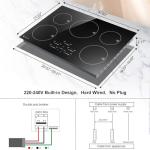AMZCHEF 30 Inch Induction Cooktop with Boost Burners