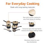 11-Piece Non-Stick Ceramic Cookware Set
