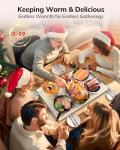 Electric Food Warming Mat with Adjustable Temperatures