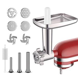 Metal Meat Grinder Attachment for KitchenAid Mixers