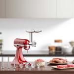 Metal Meat Grinder Attachment for KitchenAid Mixers