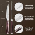PAUDIN Set of 6 High Carbon Steak Knives
