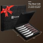 PAUDIN Set of 6 High Carbon Steak Knives