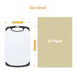 DEFUTAY Non-Slip BPA-Free Cutting Board with Handle