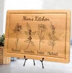 Custom Cutting Board for Mom and Grandma