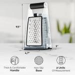 Cheese Grater with Container and Vegetable Peeler