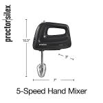 Proctor Silex 5-Speed Electric Hand Mixer