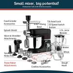 COOKLEE 6-IN-1 Electric Stand Mixer with Accessories