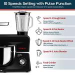COOKLEE 6-IN-1 Electric Stand Mixer with Accessories