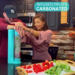 Fizzpod Sparkling Water Maker with 3 Bottles