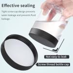 36PCS 8OZ Plastic Jars with Lids and Labels