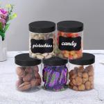 36PCS 8OZ Plastic Jars with Lids and Labels