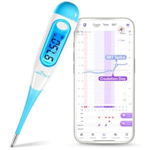 Easy@Home Digital Basal Thermometer with LCD Display