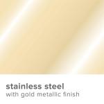 True 4-Piece Gold Cocktail Shaker Set