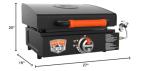 Blackstone 17" Portable Tabletop Griddle with Hood
