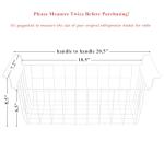 Homics Chest Freezer Baskets, Set of 2