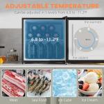 HOMCOM 1.1 Cu.Ft. Mini Countertop Freezer