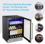 Antarctic Star 24" Beverage Refrigerator for 180 Cans