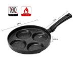 MyLifeUNIT Non-Stick 4-Cup Egg Frying Pan