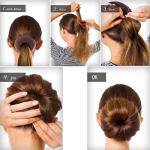 Extra Large Hair Bun Maker Ring for Thick Hair