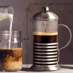 OVENTE Portable French Press Coffee Maker, 20 Ounce