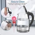MegaWise 1.8L Electric Glass Kettle with LED Light