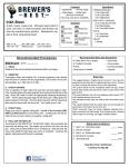 Home Brew Beer Kit - Irish Stout (5 Gallon)