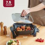 Elite Gourmet 12" Non-Stick Electric Skillet