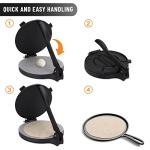 10-Inch Cast Iron Tortilla Press with Parchment Paper