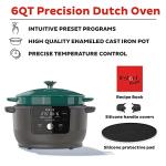 Instant Electric 6-Quart Dutch Oven, 5-in-1
