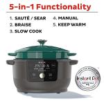 Instant Electric 6-Quart Dutch Oven, 5-in-1