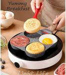 Nonstick 4-Cup Egg Frying Pan and Skillet