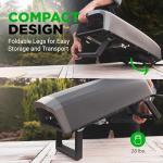 NutriChef Outdoor Pizza Oven with Rotating Pizza Stone