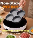 Nonstick 4-Cup Egg Frying Pan and Skillet