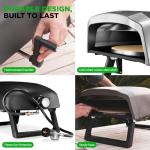 NutriChef Outdoor Pizza Oven with Rotating Pizza Stone