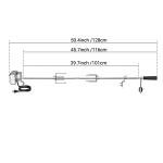 Universal BBQ Grill Rotisserie Kit with Electric Motor