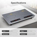 VBGK 24-Inch Double Induction Cooktop with Timer