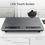 VBGK 24-Inch Double Induction Cooktop with Timer