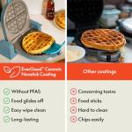 Bella Flip-n-Store Waffle Maker with Ceramic Nonstick