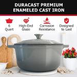 Mueller 6 Quart Enameled Cast Iron Dutch Oven