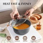 SENSARTE 13-Piece Nonstick Pots and Pans Set