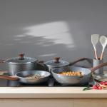 SENSARTE 13-Piece Nonstick Pots and Pans Set