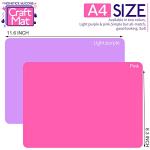 LEOBRO Silicone Mats for Crafts - 2 Pack