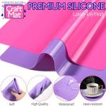 LEOBRO Silicone Mats for Crafts - 2 Pack