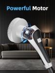 Cordless Electric Spin Scrubber with Adjustable Handle