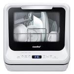 COMFEE' Portable Countertop Dishwasher with 6 Programs