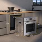 Empava 24-Inch Built-In LPG Convection Wall Oven